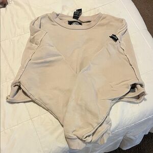 Alphalete Cream Crew Neck Sweater